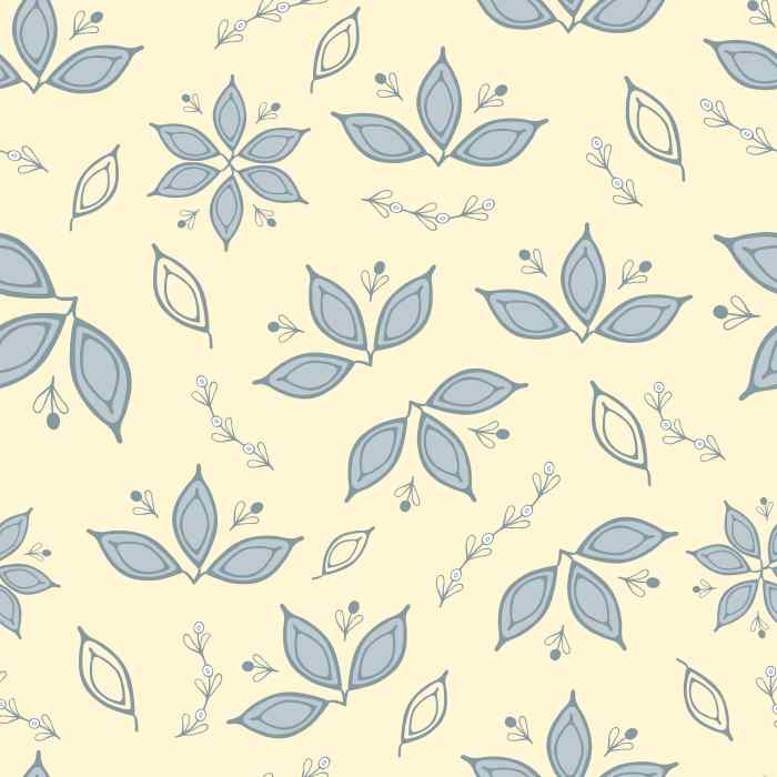 وکتور پترن برگ و گل